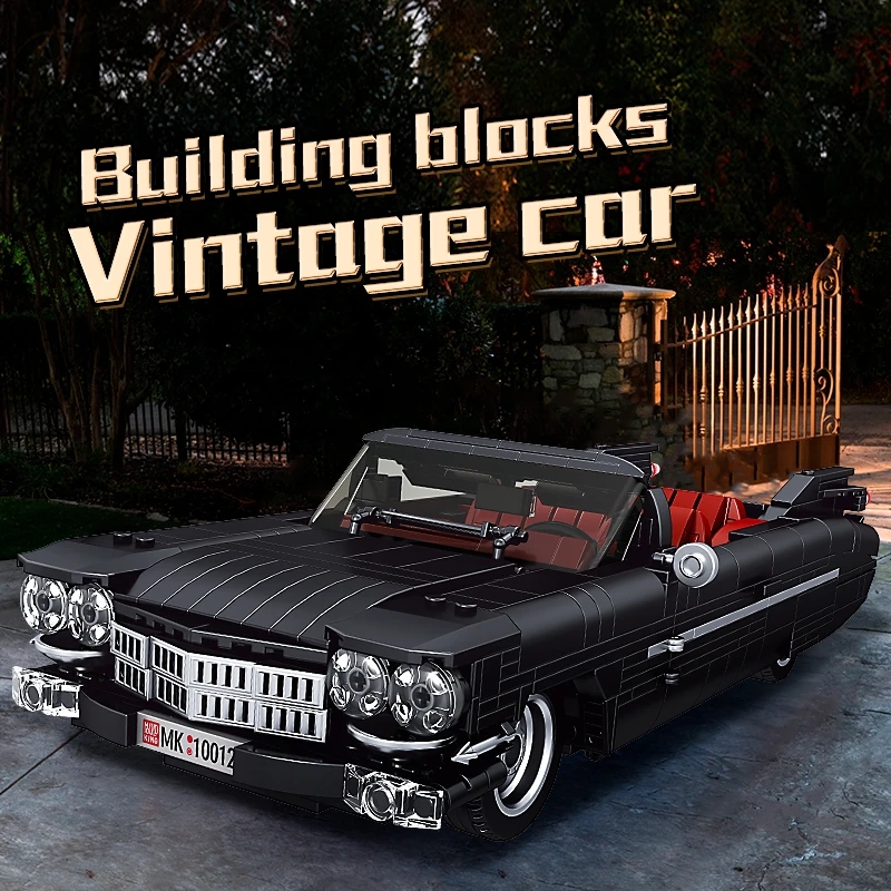 Car Accessories For Boys - 1245pcs Technical Original Retro Nostalgic Classic