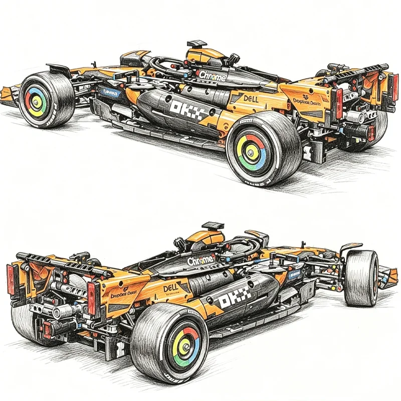 NEW Technical 42228 1675PCS 1: - Car Accessories For Boys avaliação e preço