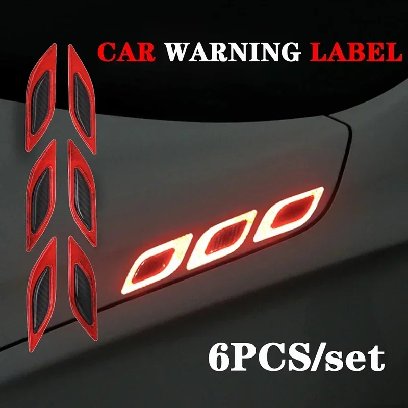6pcs/Set Car Reflective Sticke - Car Accessories You Need avaliação e preço