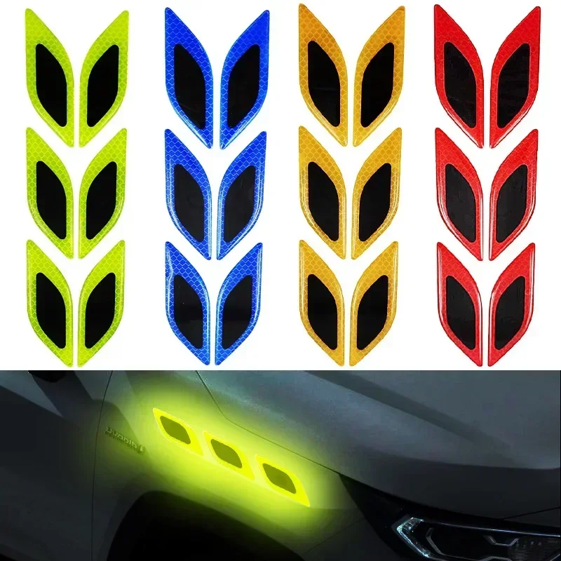 6pcs/Set Car Reflective Sticke - Car Accessories You Need avaliação e preço
