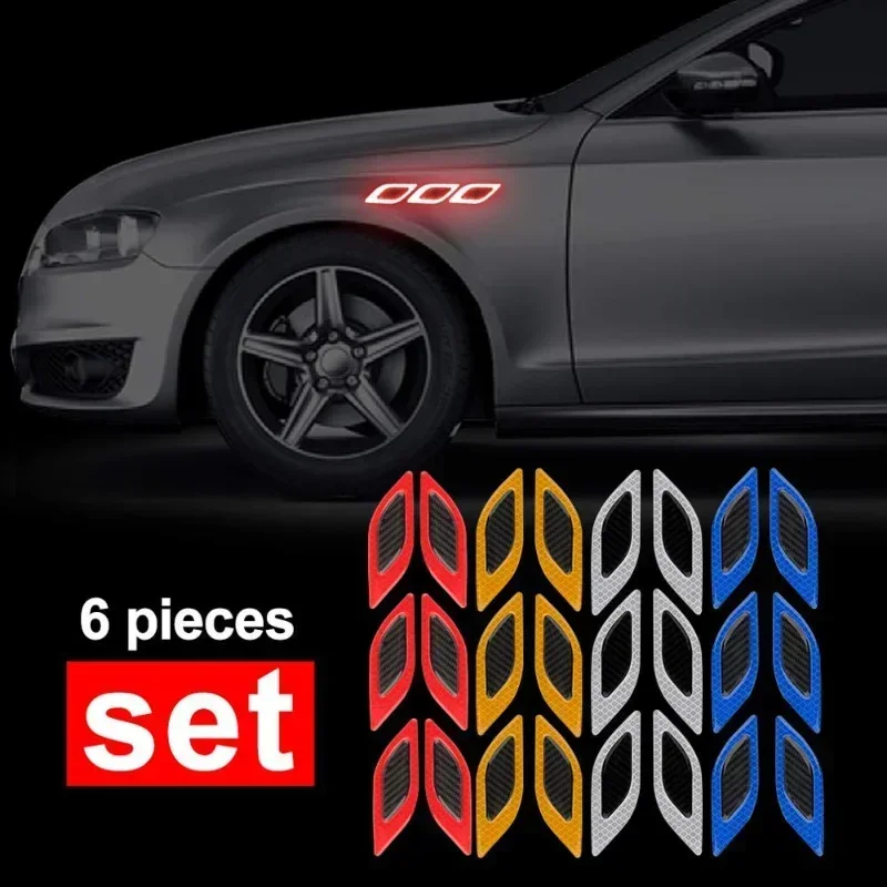 6pcs/Set Car Reflective Sticke - Car Accessories You Need avaliação e preço