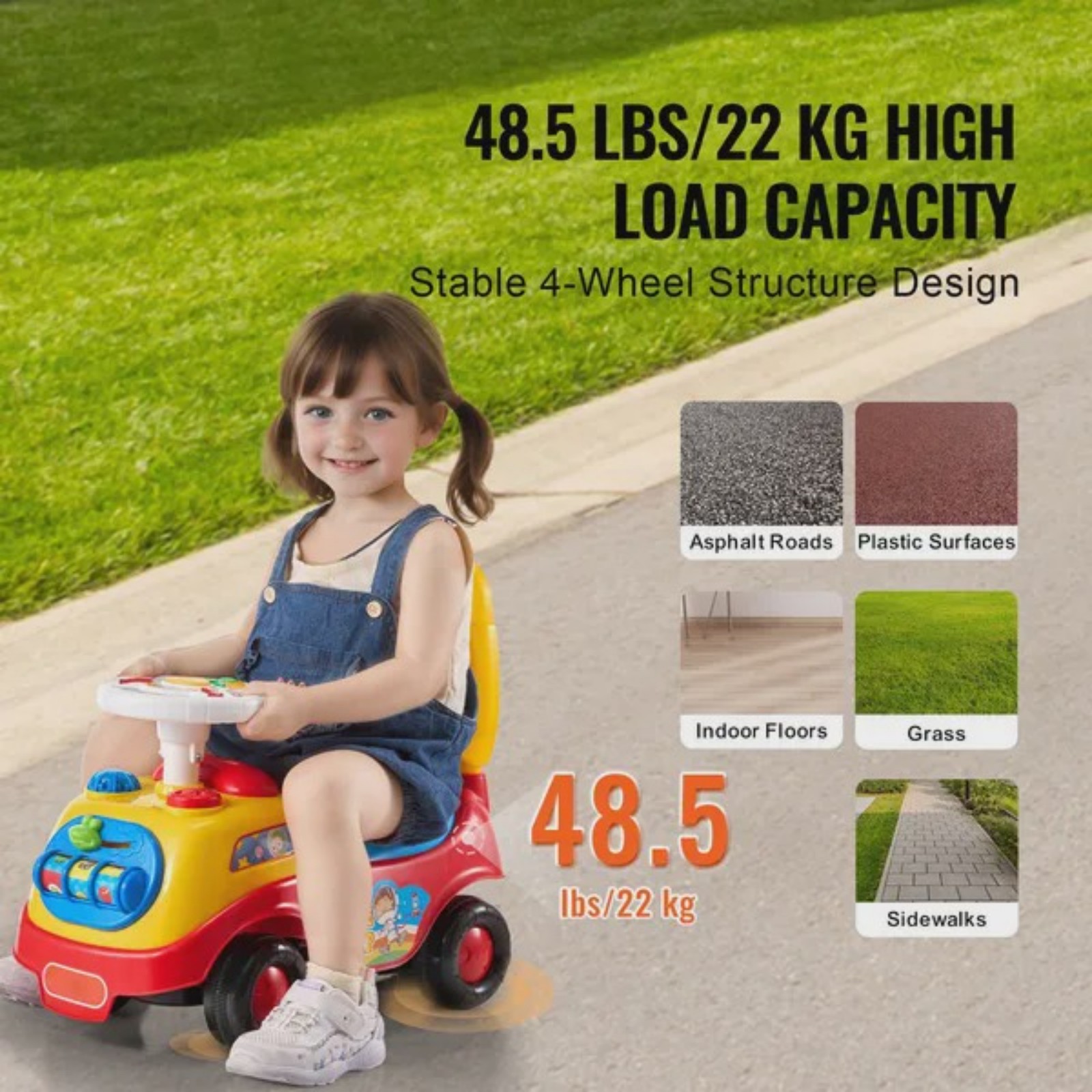 Ride On Push Car for Toddlers, - Car Accessories For Boys avaliação e preço