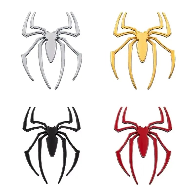 3D metal car stickers, spider  - Car Accessories Logo avaliação e preço