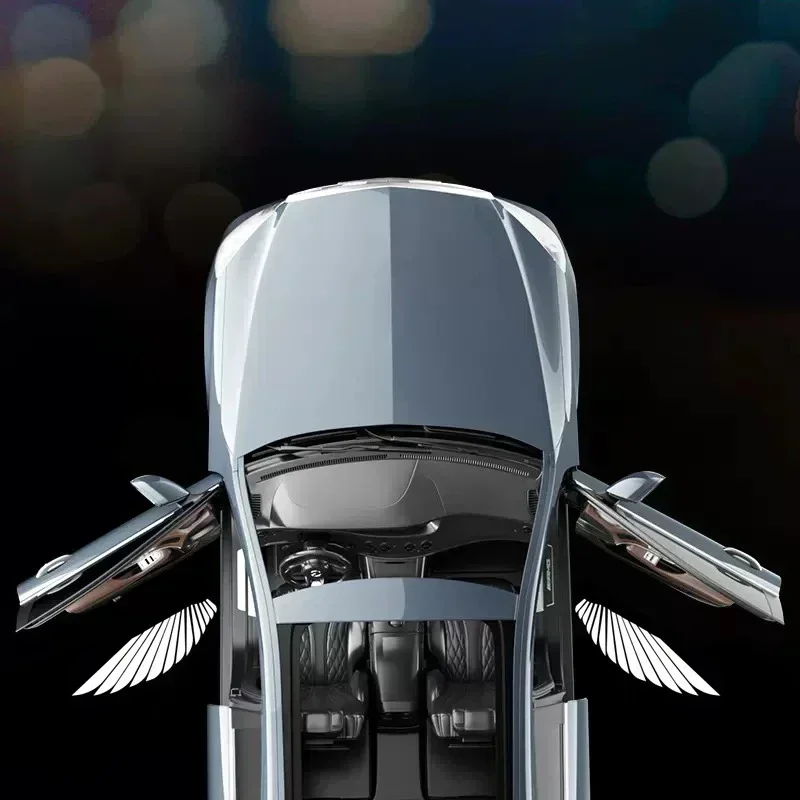 2Pcs/4Pcs Car Angel Wings Wire - Car Accessories Logo avaliação e preço
