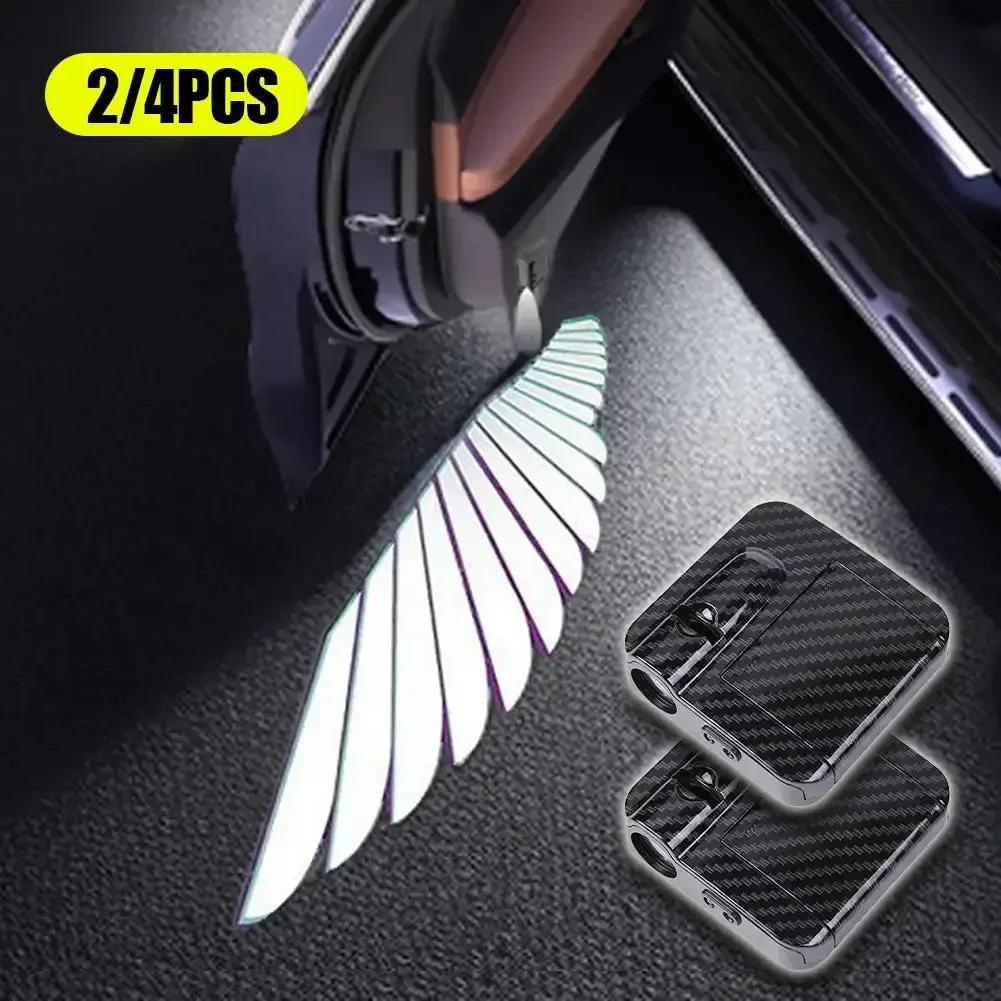 2Pcs/4Pcs Car Angel Wings Wire - Car Accessories Logo avaliação e preço