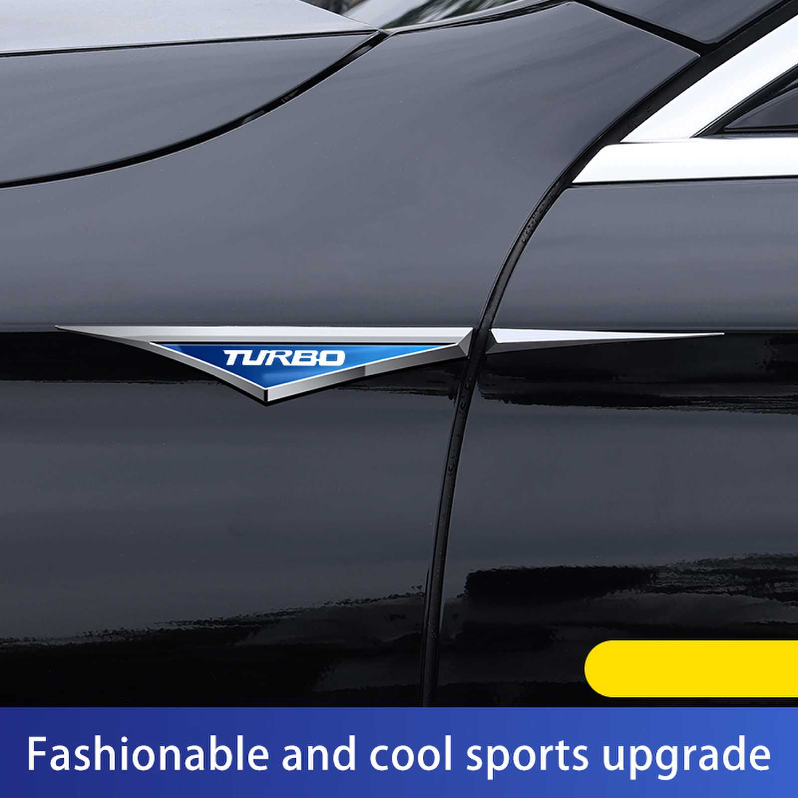 New Fashion Turbo Logo Car Met - Car Accessories Logo avaliação e preço