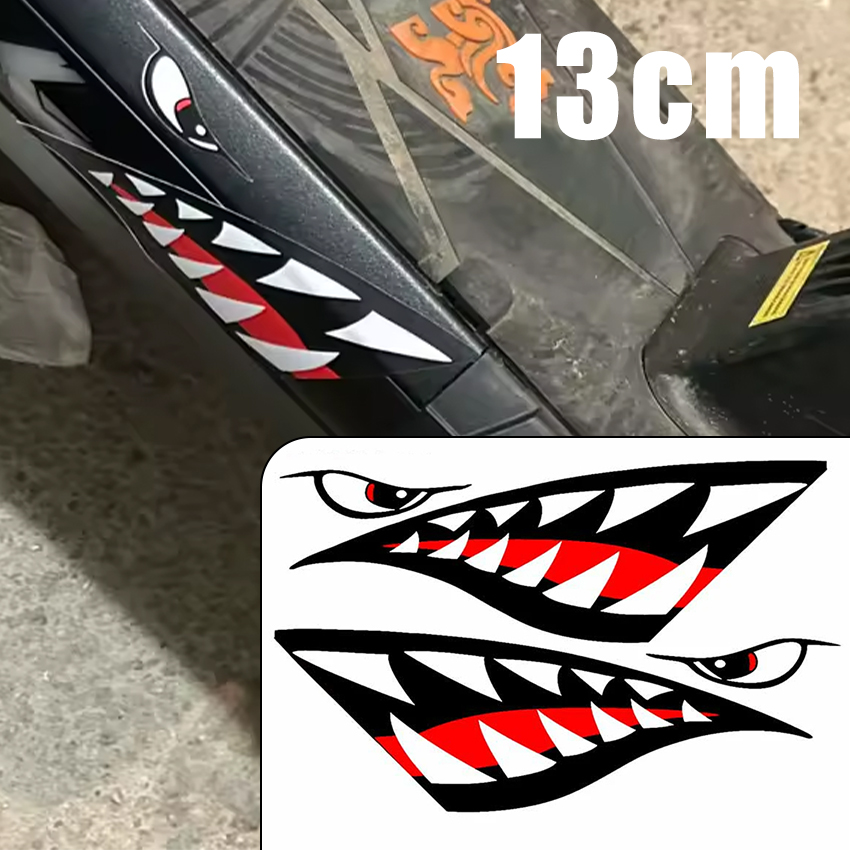 JDM Shark Mouth Teeth Car Stic - Car Accessories On Amazon avaliação e preço