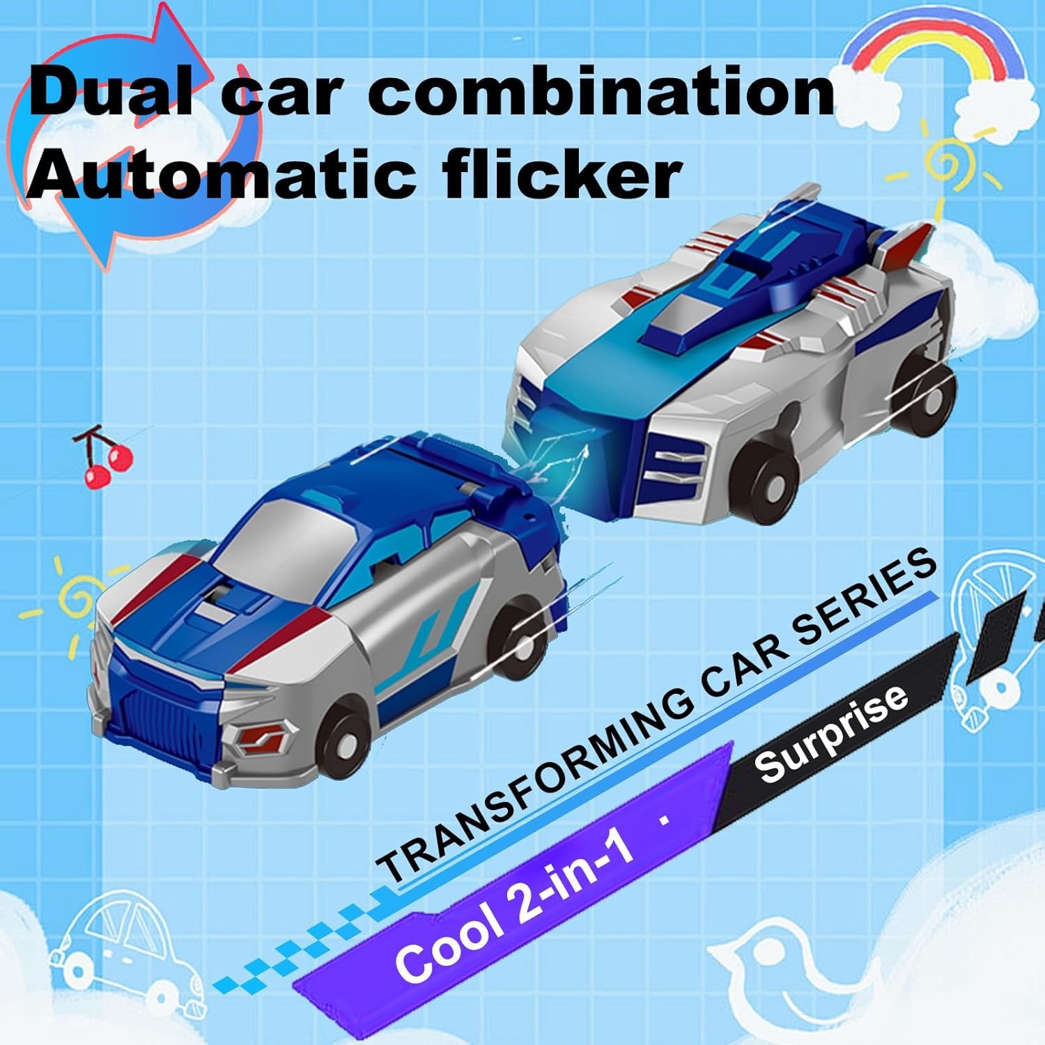 Collision Transforming Dinosau - Car Accessories For Boys avaliação e preço