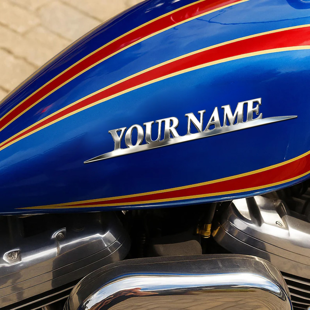 Metal Trendy YOUR NAME Sticker - Car Accessories Logo avaliação e preço