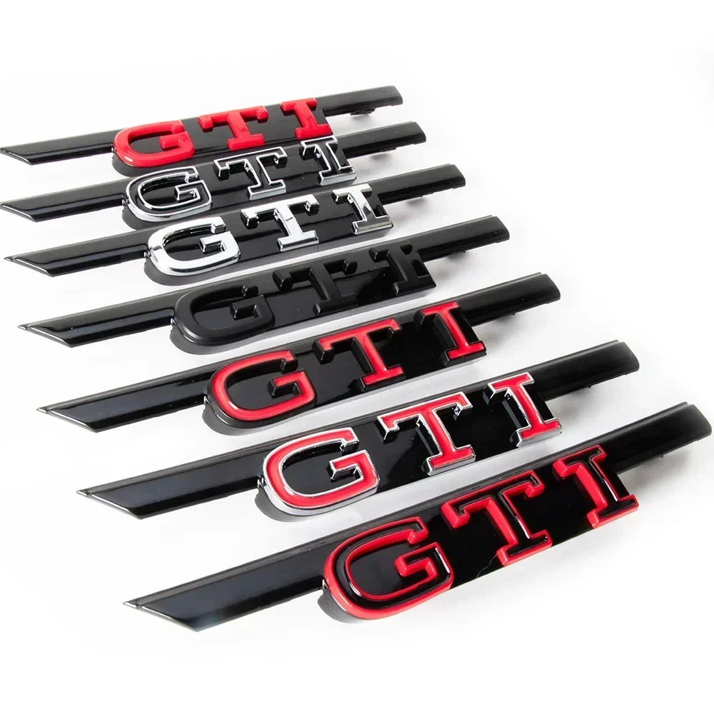 1pc Black/Red 3D ABS GTI lette - Car Accessories Logo avaliação e preço