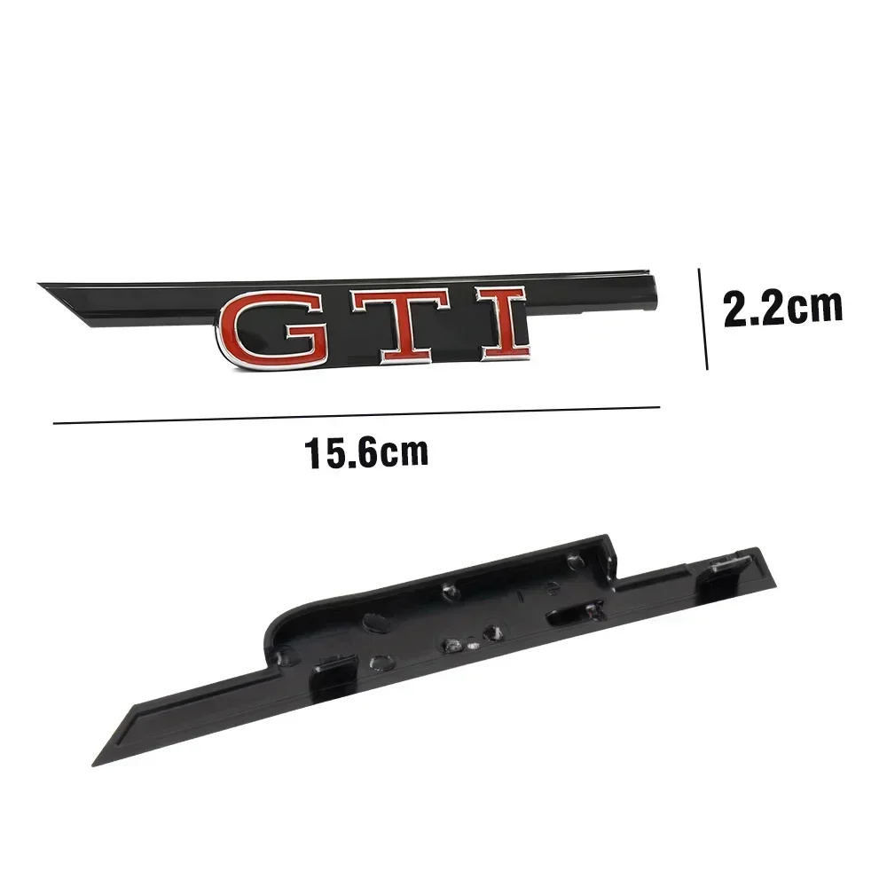 1pc Black/Red 3D ABS GTI lette - Car Accessories Logo avaliação e preço