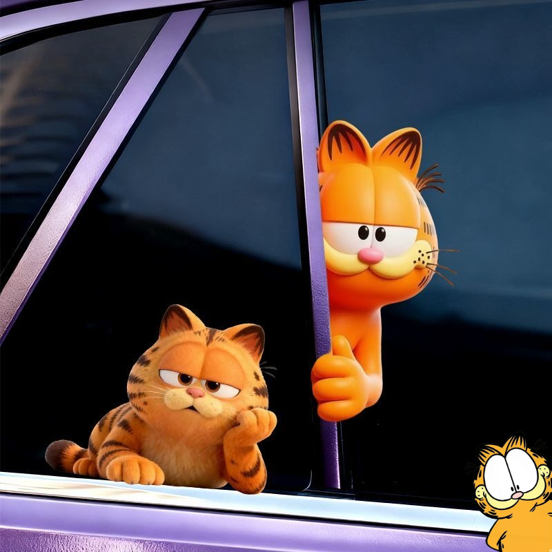 Garfield anime cartoon cute fu - Car Accessories You Need avaliação e preço