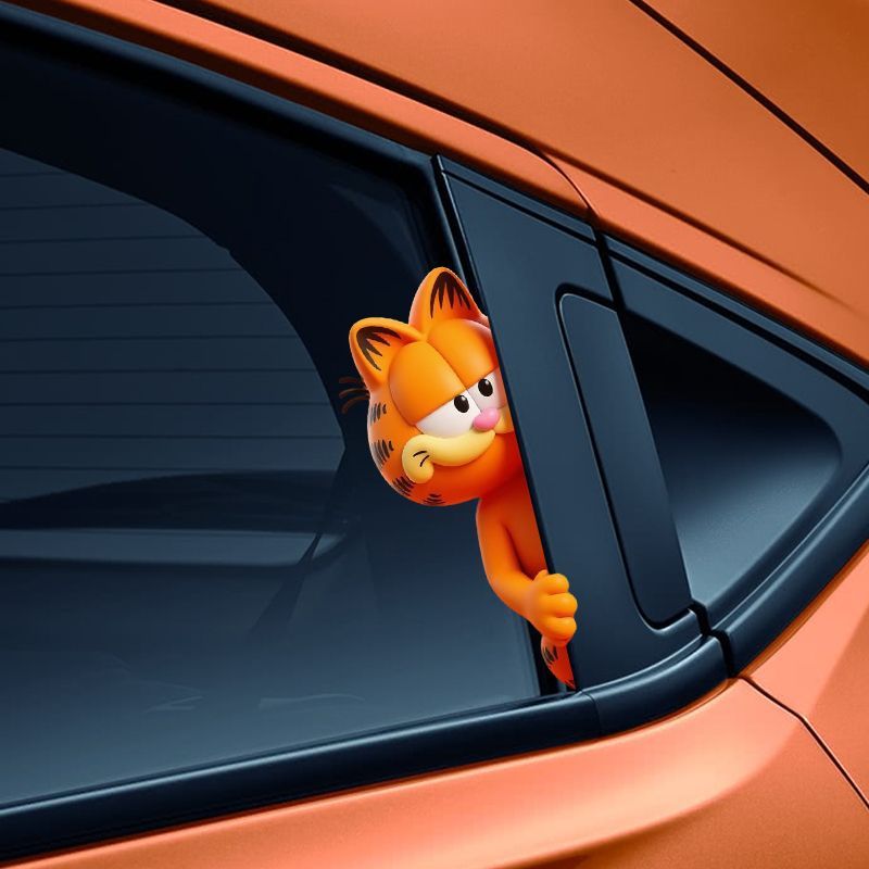 Garfield anime cartoon cute fu - Car Accessories You Need avaliação e preço