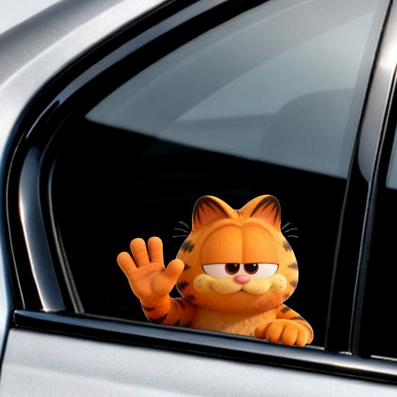 Garfield anime cartoon cute fu - Car Accessories You Need avaliação e preço