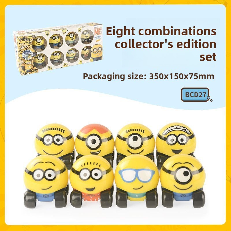 Minions cartoon cute toy train - Car Accessories For Boys avaliação e preço