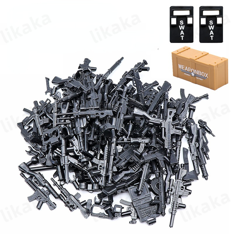 MOC Military Weapons Building  - Car Accessories For Boys avaliação e preço