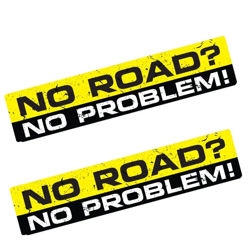 Car Stickers NO ROAD NO PROBLE - Car Accessories On Amazon avaliação e preço