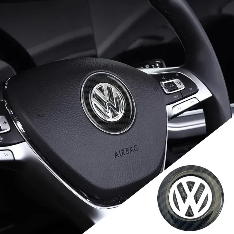 New Carbon Fiber Car Steering  - Car Accessories Logo avaliação e preço