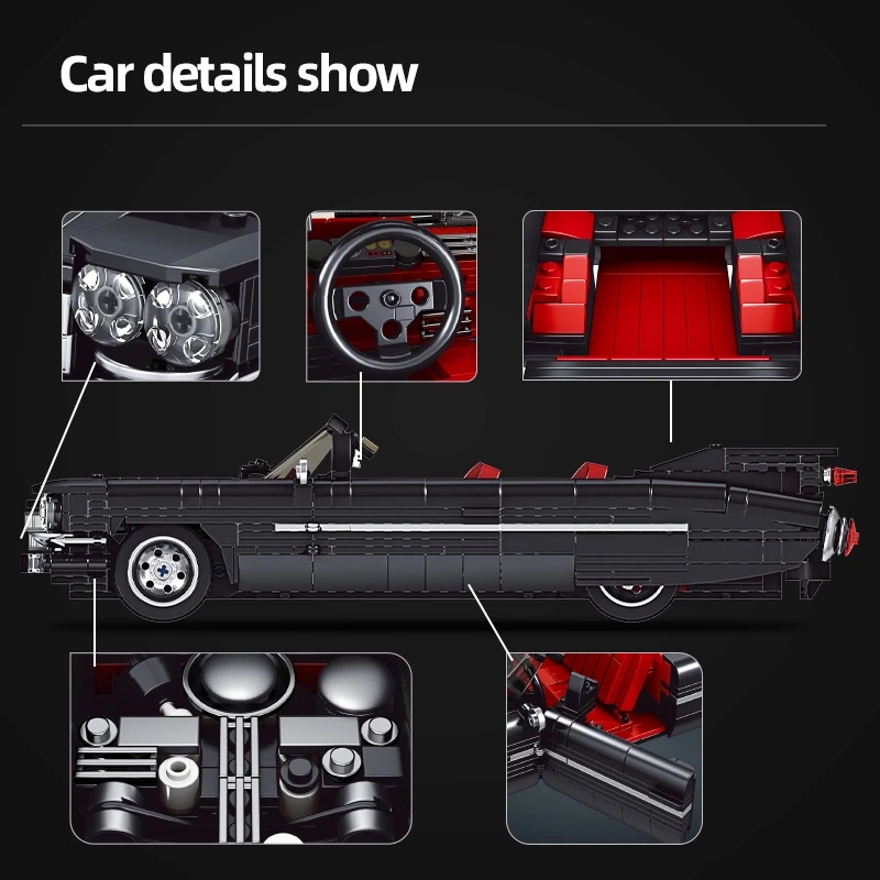 1245pcs Technical Original Ret - Car Accessories For Boys avaliação e preço